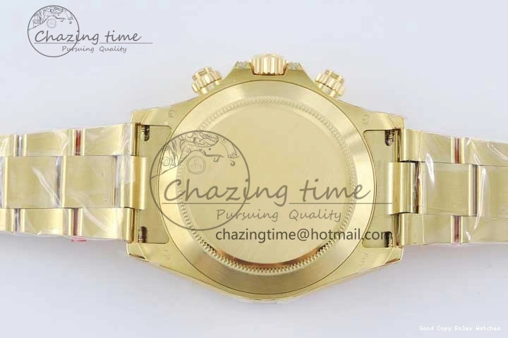 AAA Replica Watches 116595RBOW Black on A Diamonds 2406 Best YG 904L YG Dial Edition Bracelet Effortless TWF 1:1 Steel Daytona YG 0109